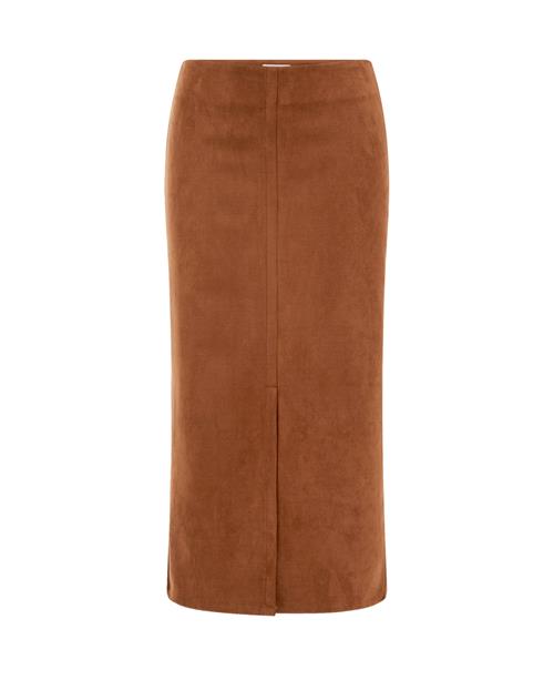 WE Fashion Nederdel  brun