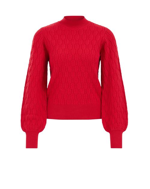 WE Fashion Pullover  brandrød