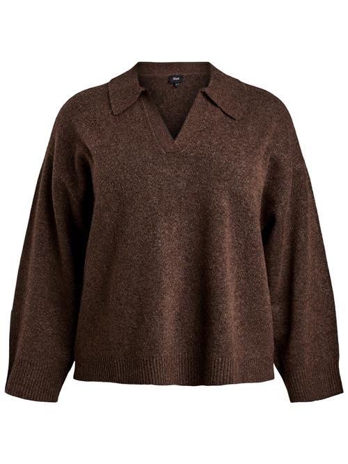 Zizzi Pullover 'Vista'  brun