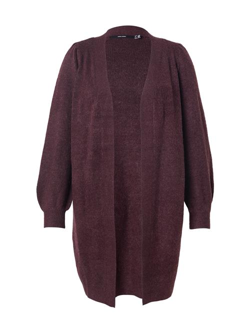 Vero Moda Curve Cardigan 'VMRUBELLEFILE'  merlot