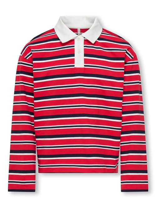ONLY GIRLS Bluser & t-shirts 'KOGRuby'  rød / sort / hvid