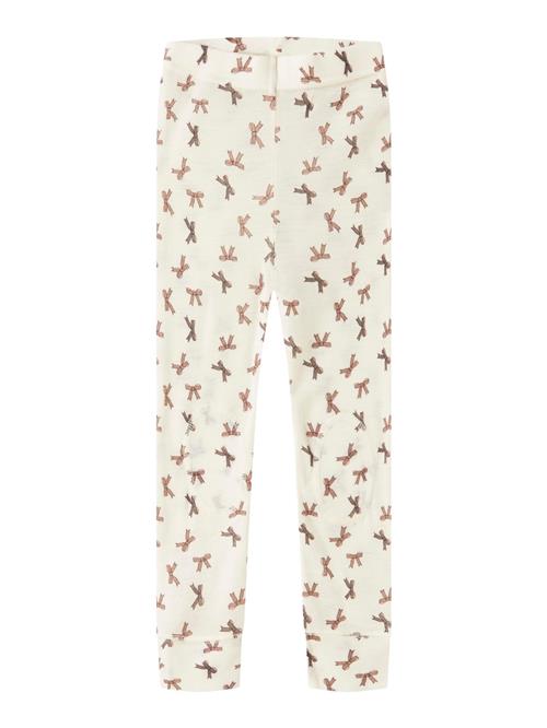 Se NAME IT Leggings  antracit / magenta / hvid ved About You