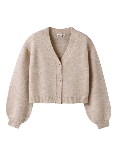 NAME IT Cardigan 'NKFNina'  mørkebeige