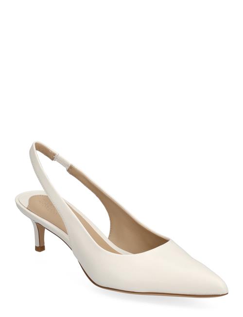 Lolah Ii Nappa Leather Slingback Pump Lauren Ralph Lauren Cream