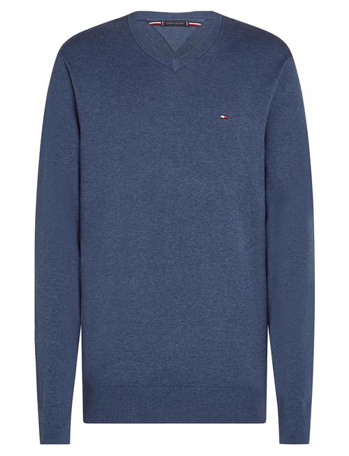 Essential Cotton V Neck Tommy Hilfiger Navy