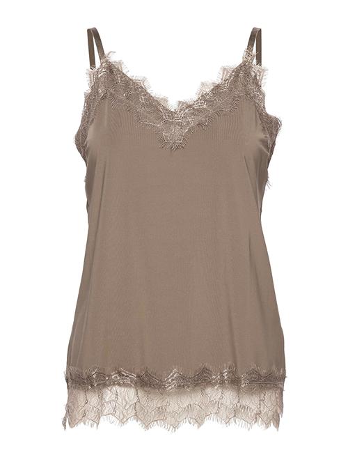 Top From Freequent In A Light Material. The Top Has A Simple Silhouette With Nar FREE/QUENT Beige