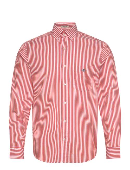 Reg Classic Poplin Stripe Shirt GANT Red