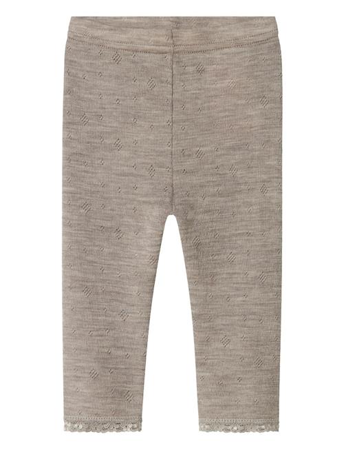 Nbfwang Wool Needle Legging Solid Noos Name It Beige