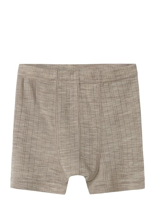 Nmmwang Wool Needle Boxer Name It Beige