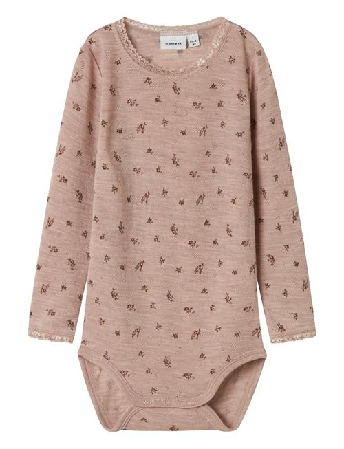 Nmfwang Wool Needle Ls Body Name It Pink