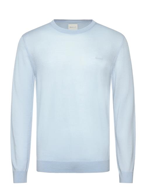 Extrafine Merino Wool C-Neck GANT Blue