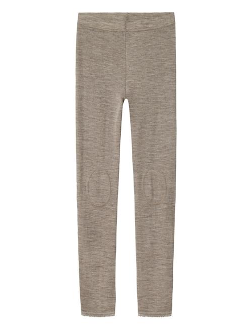 Nkfwang Wool Needle Legging Solid Name It Beige