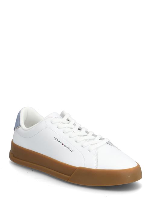 Th Court Lth Detail Ess Tommy Hilfiger White