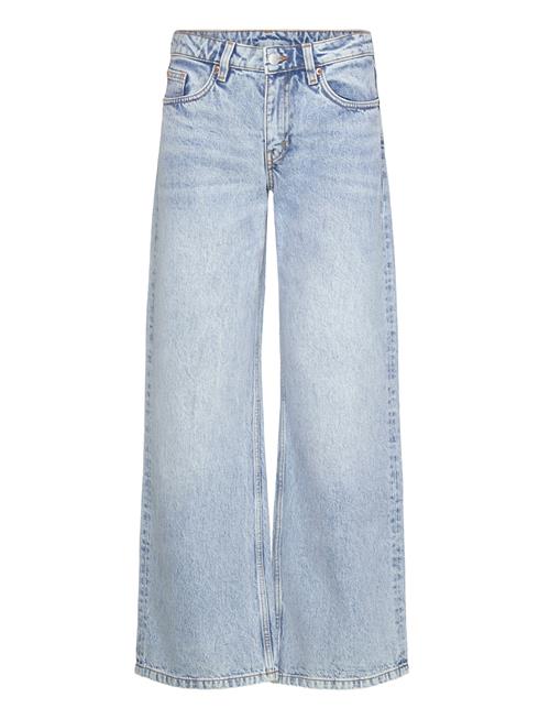 Se Imoo Low Wide Jeans Monki Blue ved Booztlet