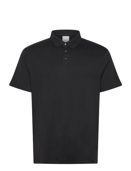 Ss Supima Chest Emb Polo Calvin Klein Black