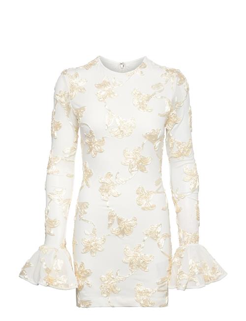 Flower Mesh Mini Dress ROTATE Birger Christensen Cream