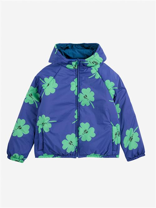 Bobo Choses Lucky Clover All Over Vendbar Anorak Purple  Purple 6-7 Years  Lilla  6-7 år  kvinde