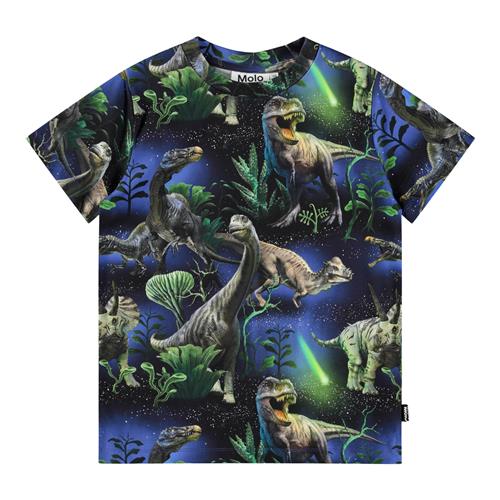 Molo Ralphie T-shirt Dinorama  Dinorama 122 cm  Blå  122 cm  mand