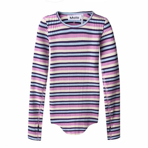 Molo Rochelle Langærmet T-shirt Cosmic Stripe  Cosmic Stripe 122/128 cm  Lyserød  122/128 cm  kvinde