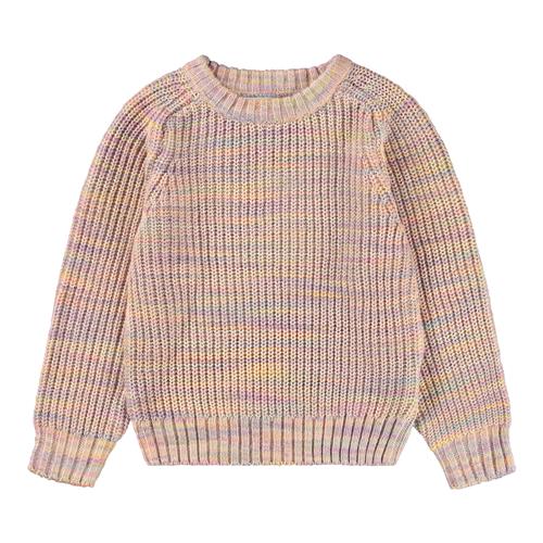 Molo Bosse Strikket Sweater Space Dye Rose  Space Dye Rose 110/116 cm  Lyserød  110/116 cm  kvinde