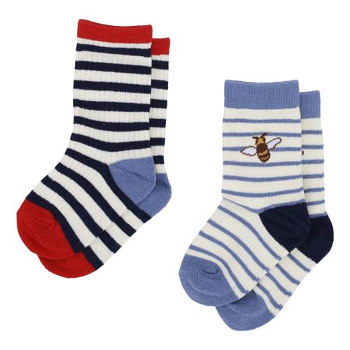 Flöss Vilde 2-pak Sokker Bee 2-pack  Bee 2-Pack-22-24 EU  Hvid  22-24 EU  mand