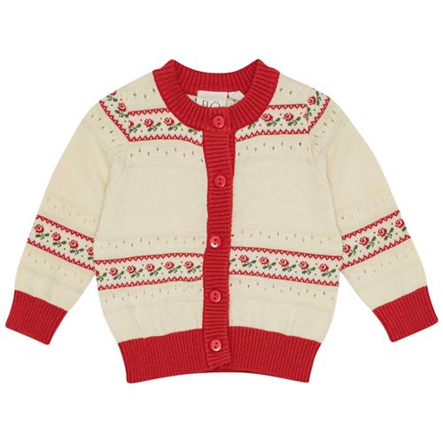 Flöss Lucca Cardigan Soft White  Soft White-86 cm  Hvid  86 cm  kvinde