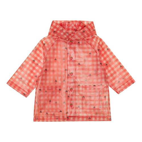 Flöss Caila Regnfrakke Berry Gingham  Berry Gingham-7-8 years  Rød  7-8 år  kvinde