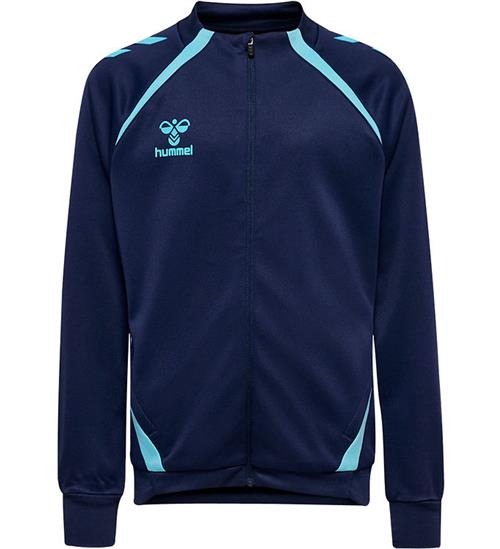 Hummel Bluse - hmlLEAD - m.Lynlås - Marine/Blue Fish