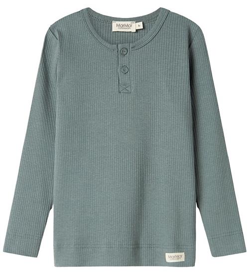 MarMar Bluse - Modal - Rib - Dusty Green