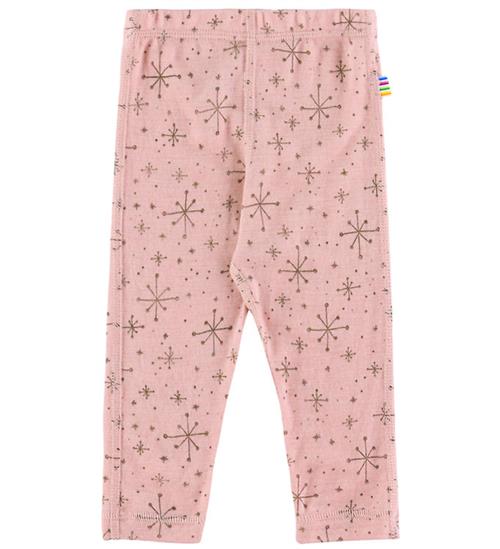 Joha Leggings - Uld - Rosa m. Stjerner