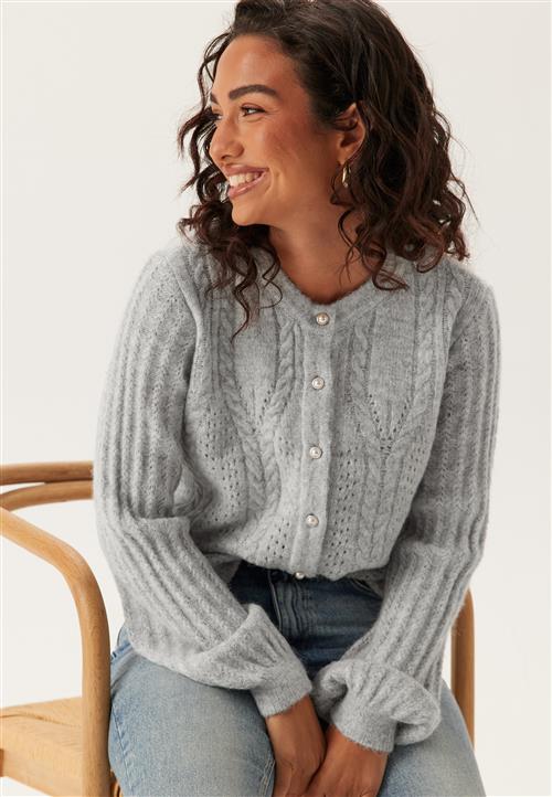 Object Collectors Item Objflora Re Ls Knit Button Cardigan