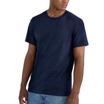 Bread & Boxers Bread and Boxers Light Weight Tee Marineblå økologisk bomuld X-Large Herre