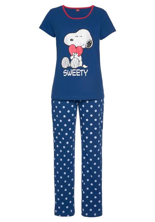 PEANUTS Pyjamas  blå / rød / sort / hvid
