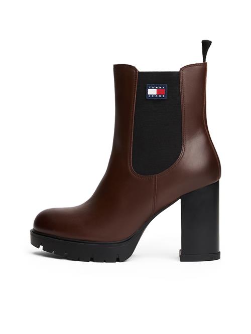Tommy Jeans Chelsea Boots  brun / sort