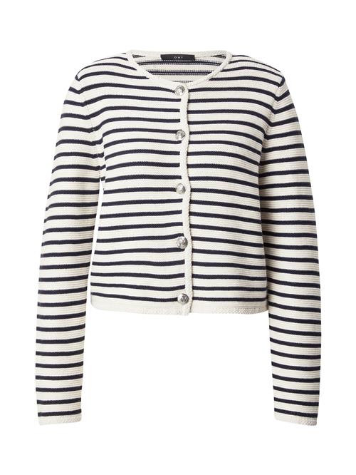OUI Cardigan 'MAREA'  natblå / hvid-meleret