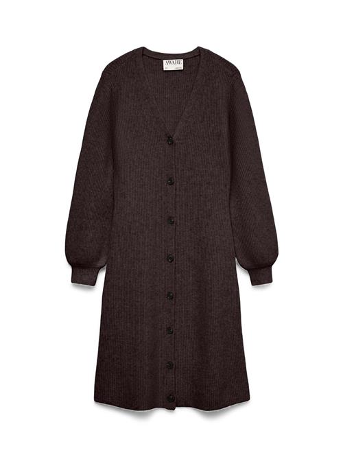 VERO MODA Strikkjole 'AWEVE'  mokka