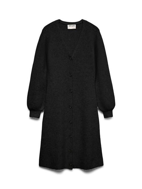 VERO MODA Strikkjole 'VMAweve'  sort