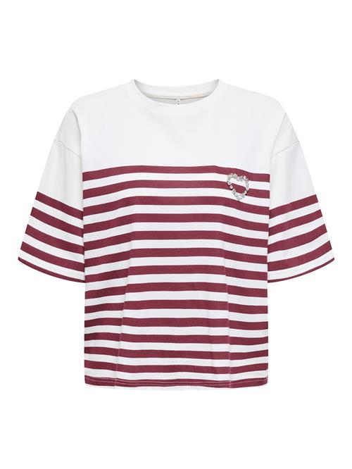 ONLY Shirts 'ONLALIZE'  rød / hvid