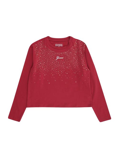 GUESS Bluser & t-shirts  cranberry / sølv / hvid
