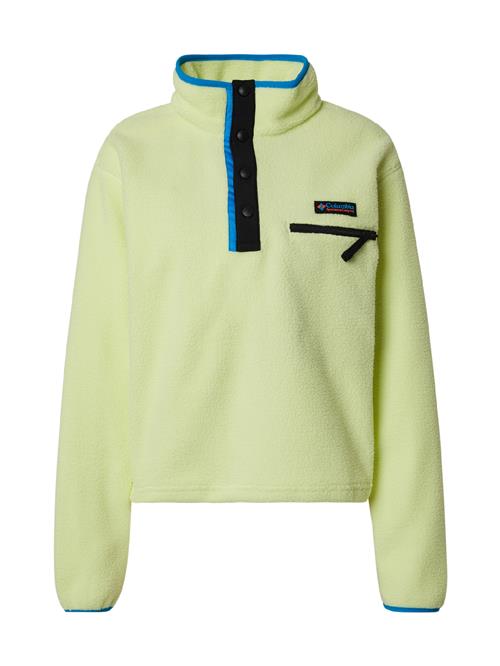COLUMBIA Sportspullover 'Helvetia II'  azur / lemon / sort