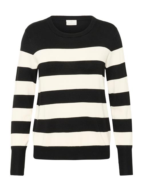 Kaffe Pullover 'KALizza'  ecru / sort