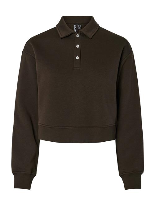 PIECES Sweatshirt 'PCCHILLI'  mørkebrun