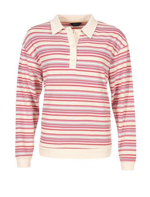 Se South Beach Pullover 'Rugby'  lyseblå / pink / mørk pink / hvid ved About You
