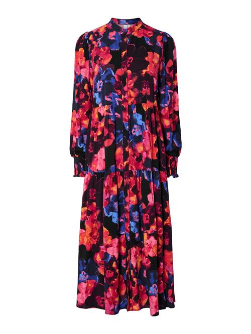 YAS Blusekjole 'YASASINA'  blå / navy / orange / pink
