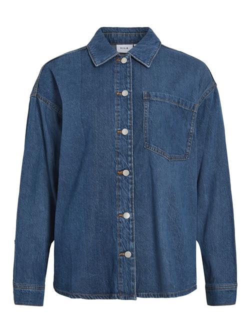 VILA Bluse 'VIKiki'  blue denim