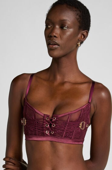 Hunkemöller Avela ikke-formstøbt longline-bh rød