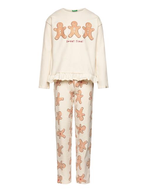 Pyjama(Sweater+Trous United Colors Of Benetton Cream