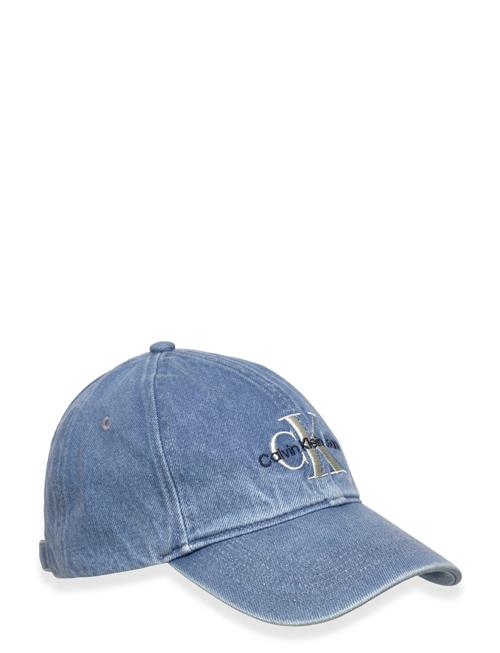 Monologo Embroidery Denim Cap Calvin Klein Blue