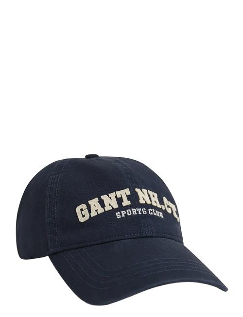Felt Graphic Washed Cap GANT Navy