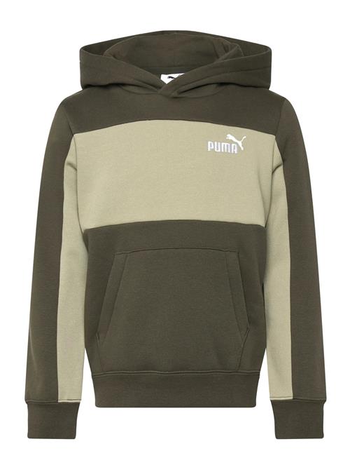 Ess Block Small Logo Hoodie Fl B PUMA Green